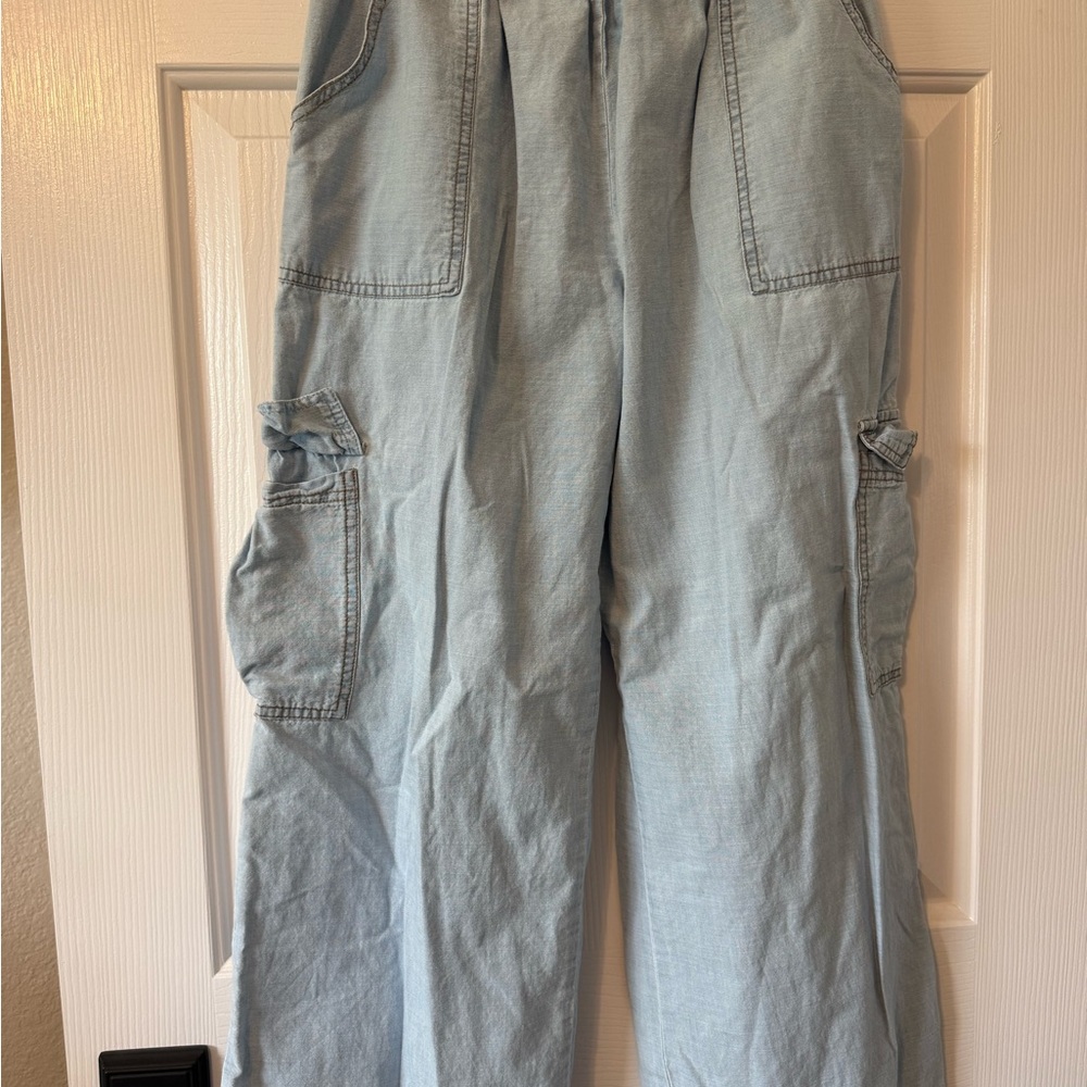 Art Class Girls Light Blue Cargo Pants